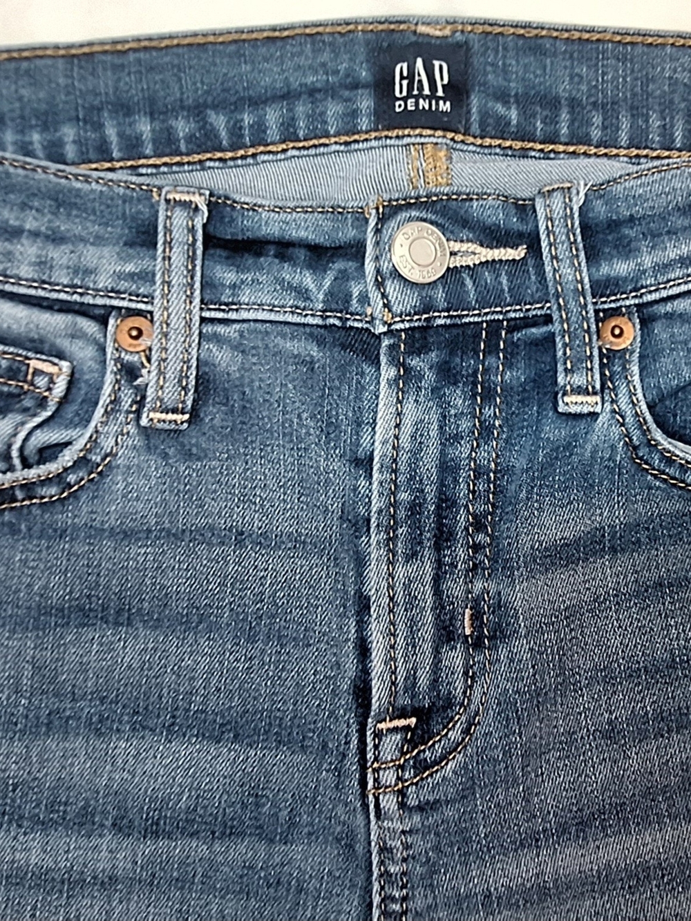 Gap 1969 True Skinny Jeans Size 4/27 Blue Denim